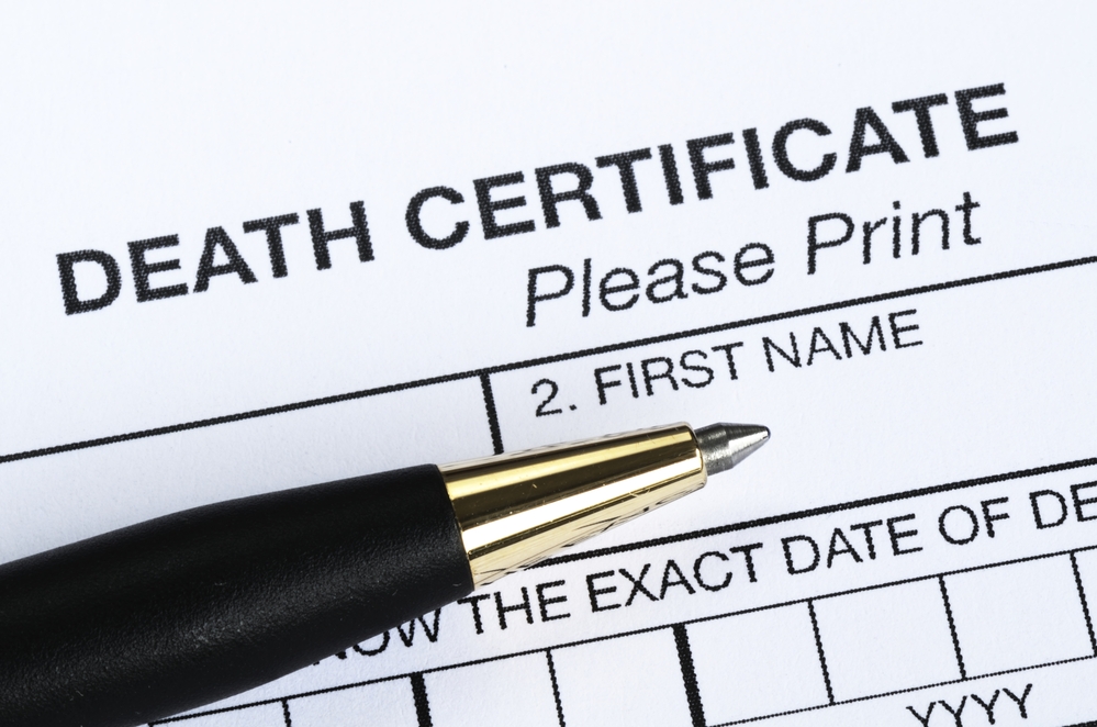 Death Certificate - Temple Injury Law
