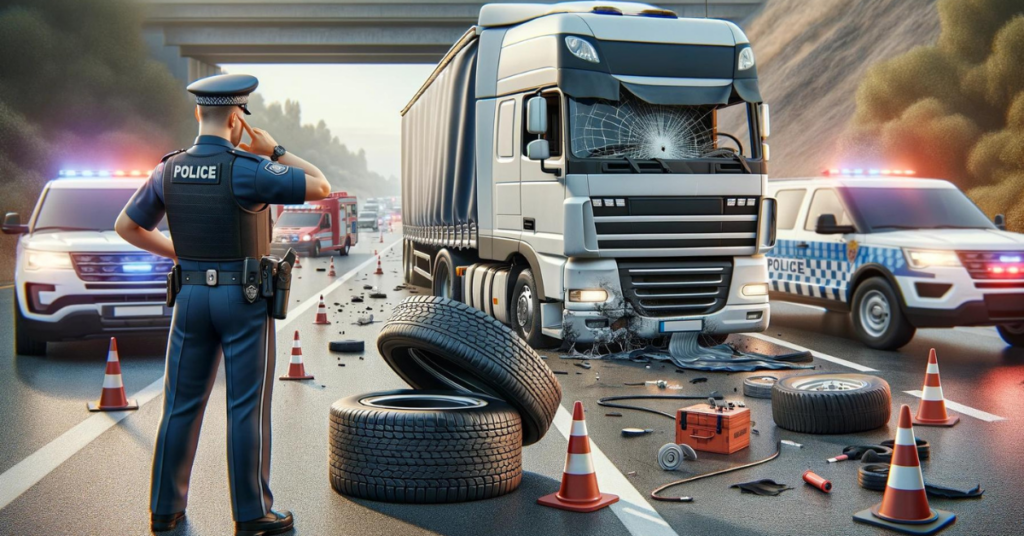 Steps to Take Following a Tire Blowout Truck Accident